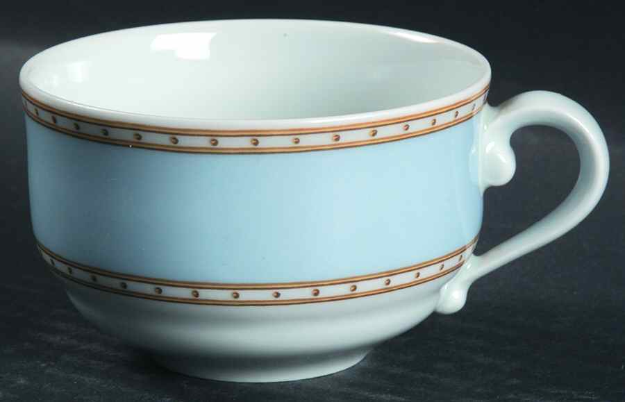Liselund Light Blue Flat Cup by Royal Copenhagen-1