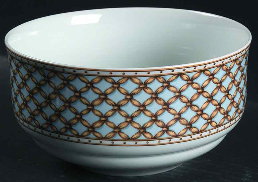 Liselund Light Blue 7" Salad Serving Bowl by Royal Copenhagen-1