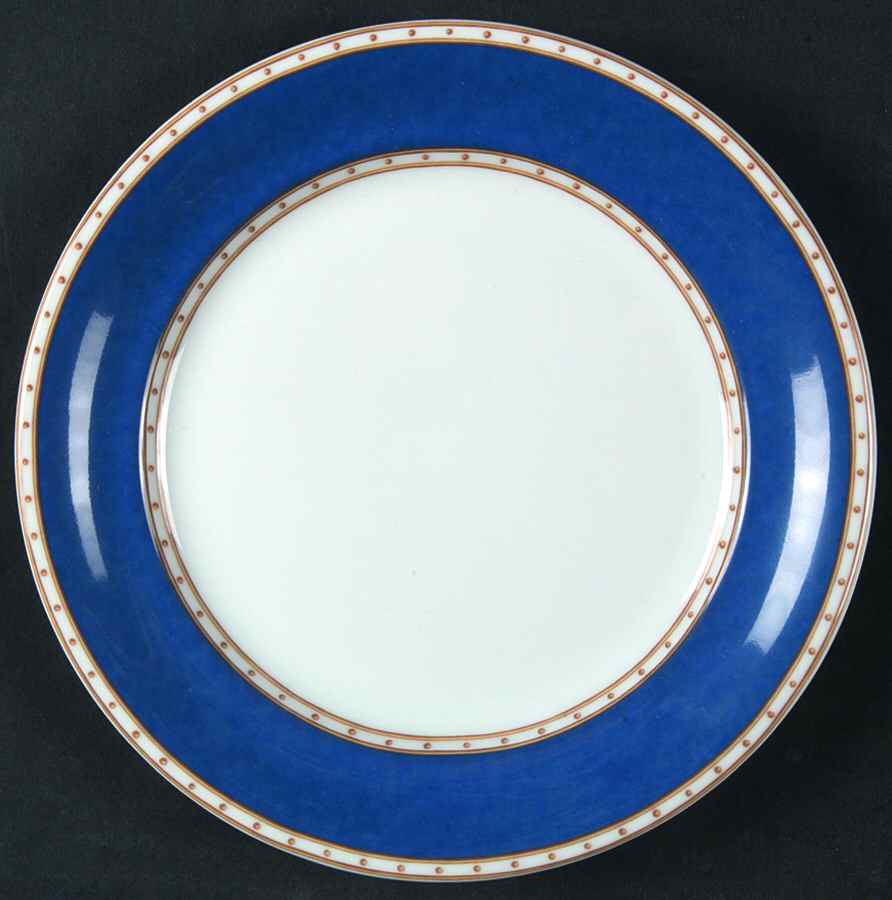 Liselund Dark Blue Bread & Butter Plate by Royal Copenhagen-1