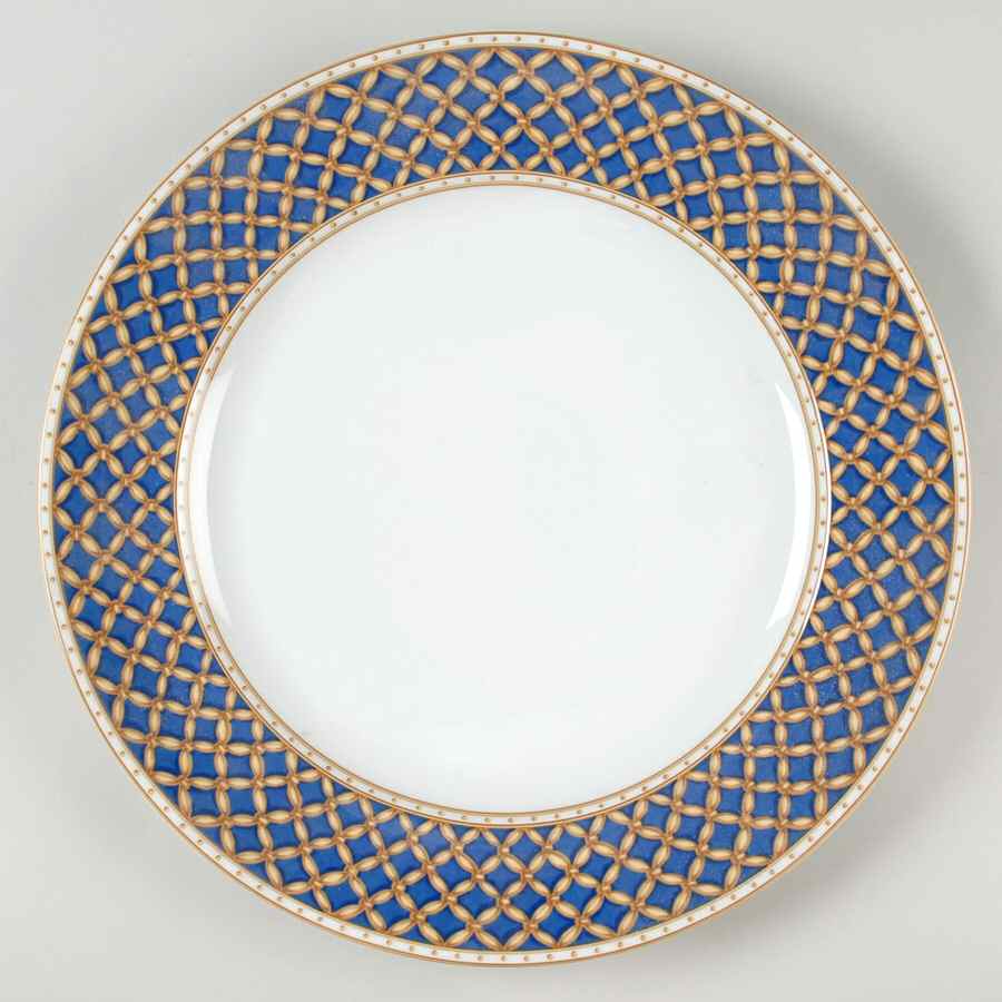 Liselund Dark Blue Service Plate (Charger) by Royal Copenhagen-1