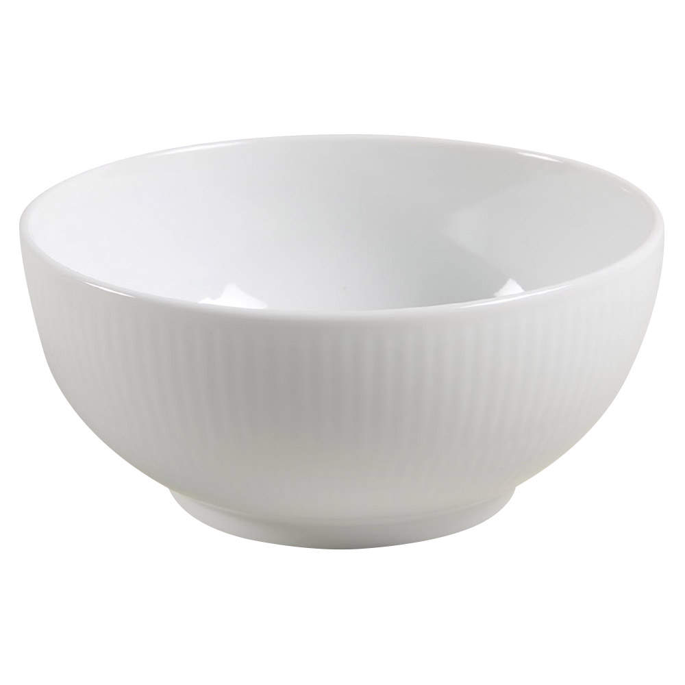 White Plain 6" Round Serving Bowl by Royal Copenhagen-1