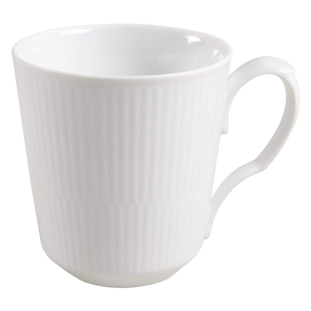 White Plain Mug by Royal Copenhagen-1