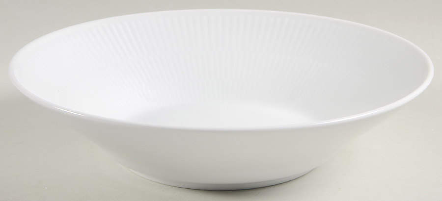 White Plain Large Coupe Soup Bowl by Royal Copenhagen-1