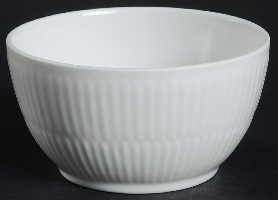 White Plain Open Sugar Bowl by Royal Copenhagen-1