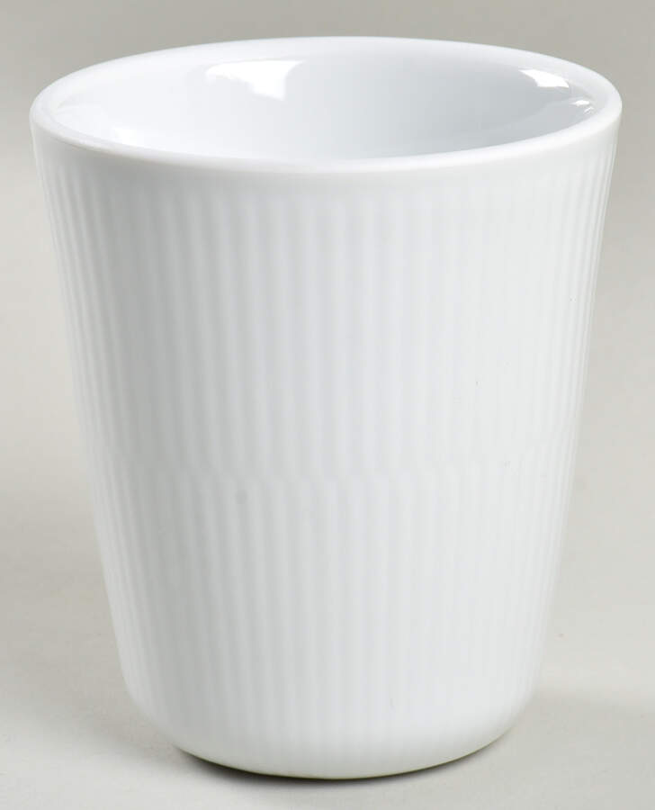 White Plain Large Thermal Cup by Royal Copenhagen-1