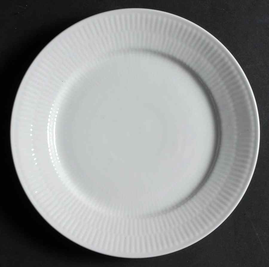 White Plain Salad/Dessert Plate by Royal Copenhagen-1