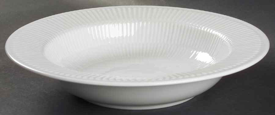 White Plain 12" Pasta Serving Bowl by Royal Copenhagen-1