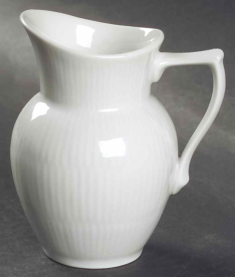 White Plain Creamer by Royal Copenhagen-1