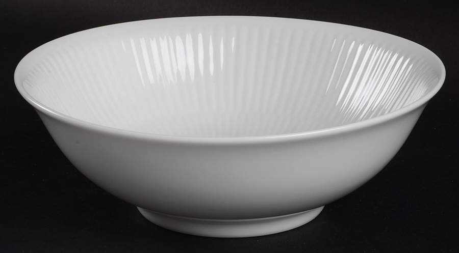 White Plain Coupe Cereal Bowl by Royal Copenhagen-1