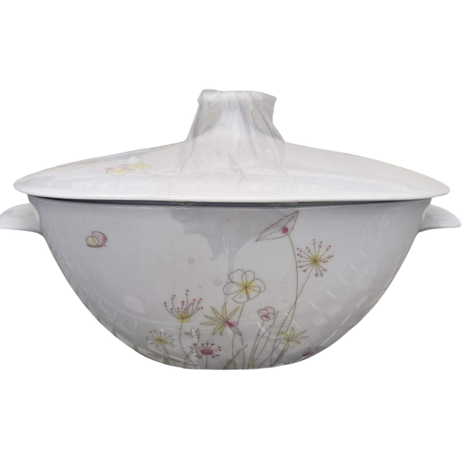 3331 (Floral, Fortuna Shape) Round Covered Vegetable by Rosenthal - Continental-1
