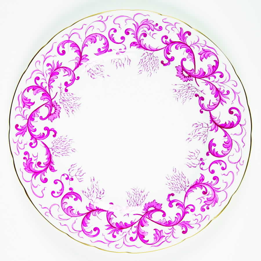A567 Purple Dinner Plate by Royal Crown Derby-1