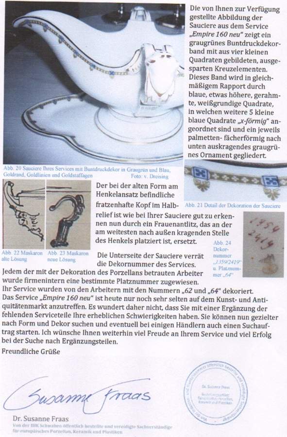 R1392 Gravy Boat with Attached Underplate by Rosenthal - Continental-1