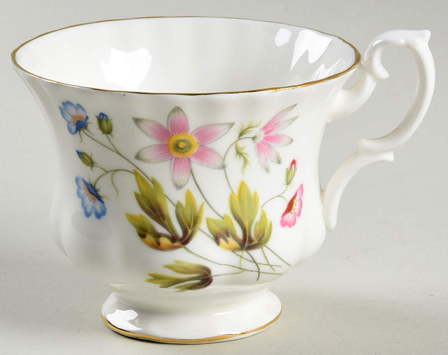 Wild Anemone (Scalloped) Footed Cup by Richmond (England)-1