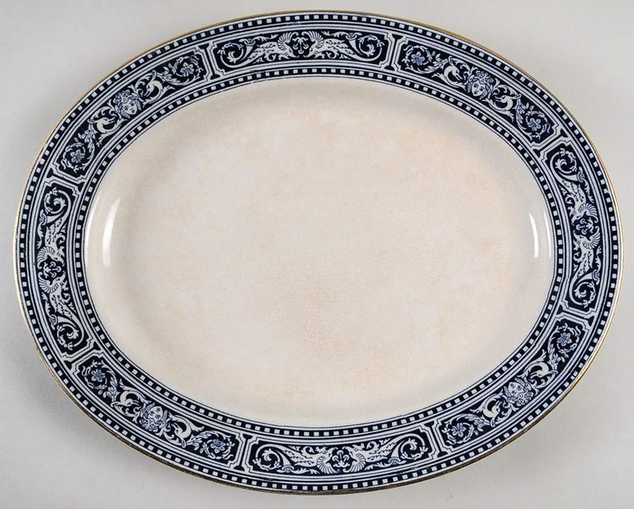 Cluny 13" Oval Serving Platter by Royal Doulton-1