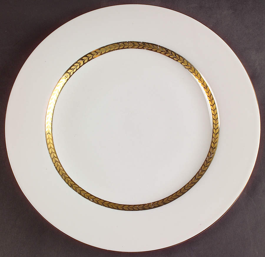 Imperial Gold Dinner Plate by Retroneu-1