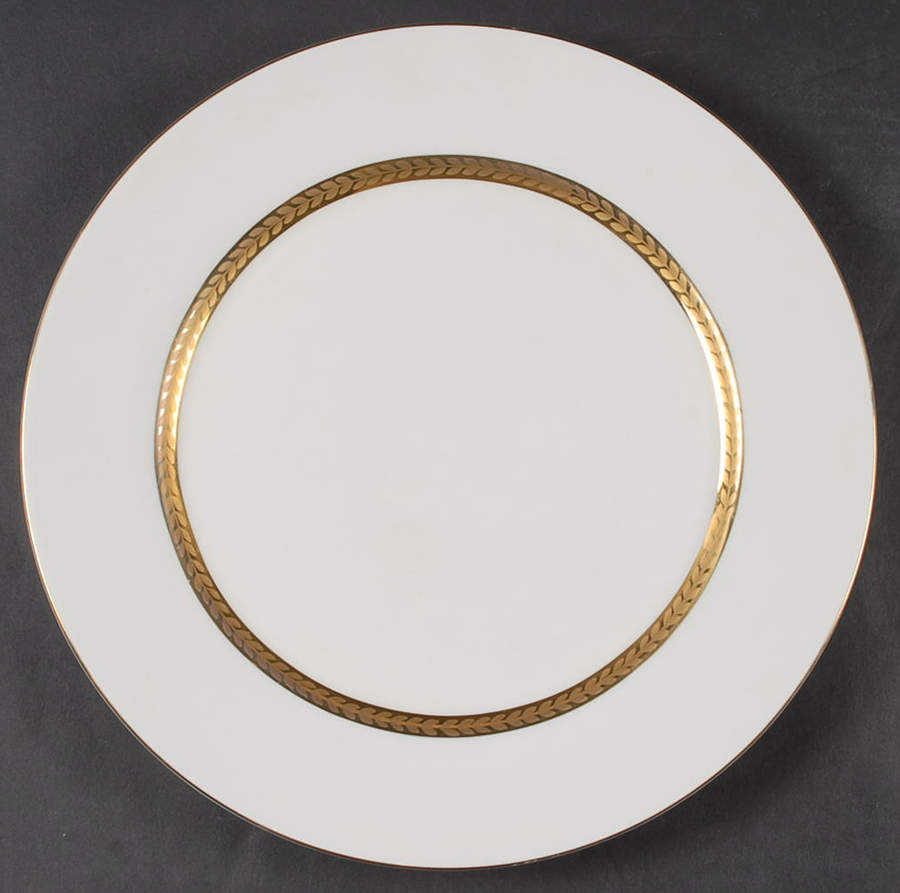 Imperial Gold 12" Chop Plate (Round Platter) by Retroneu-1
