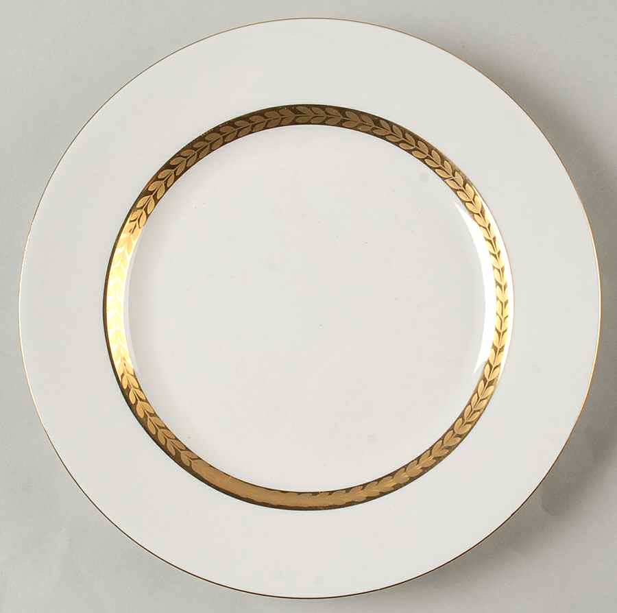 Imperial Gold Salad Plate by Retroneu-1