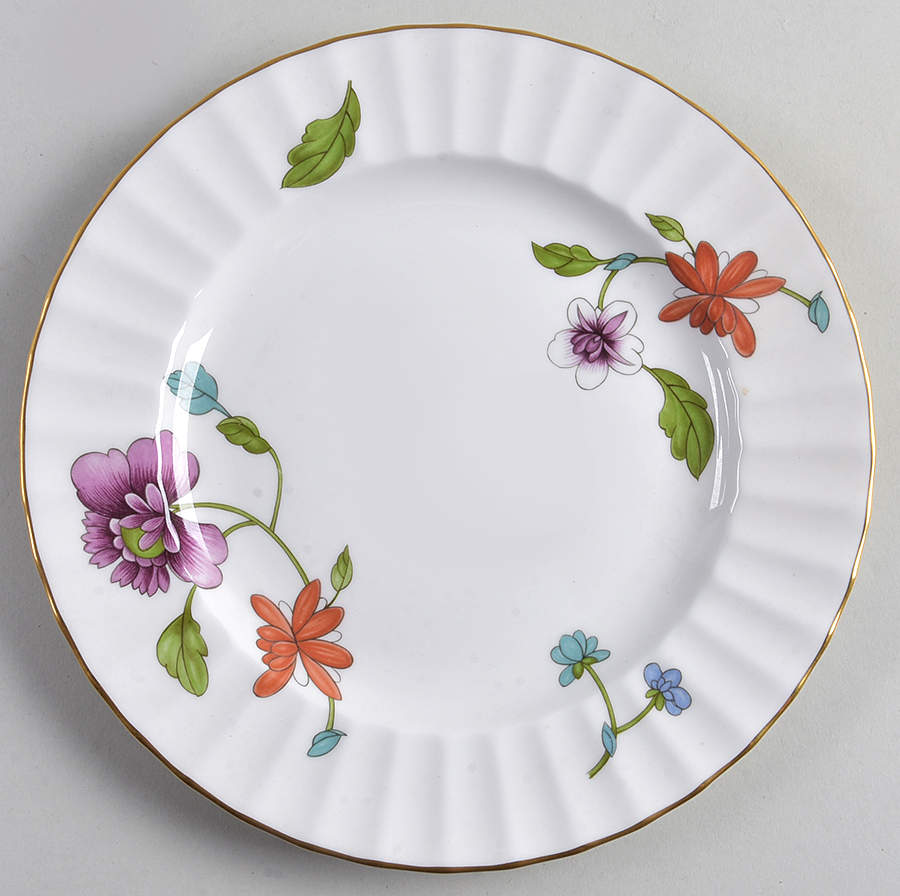 Astley (Fluted) Salad Plate by Royal Worcester-1