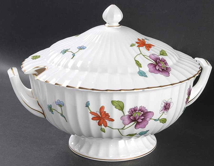 Astley (Fluted) Tureen &  Lid by Royal Worcester-1