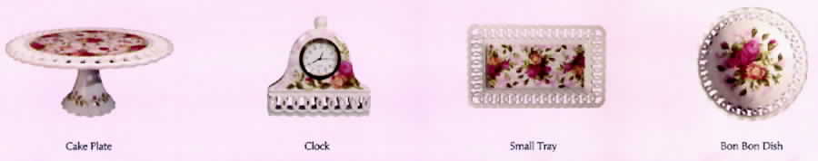 Old Country Roses Pierced (Giftware) Quartz Clock by Royal Albert-1