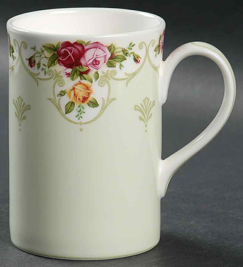 Rose Cameo Green Mug by Royal Albert-1