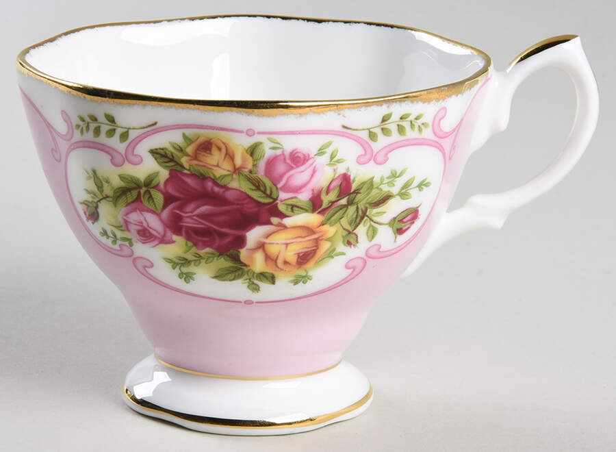Rose Cameo Pink Footed Cup by Royal Albert-1