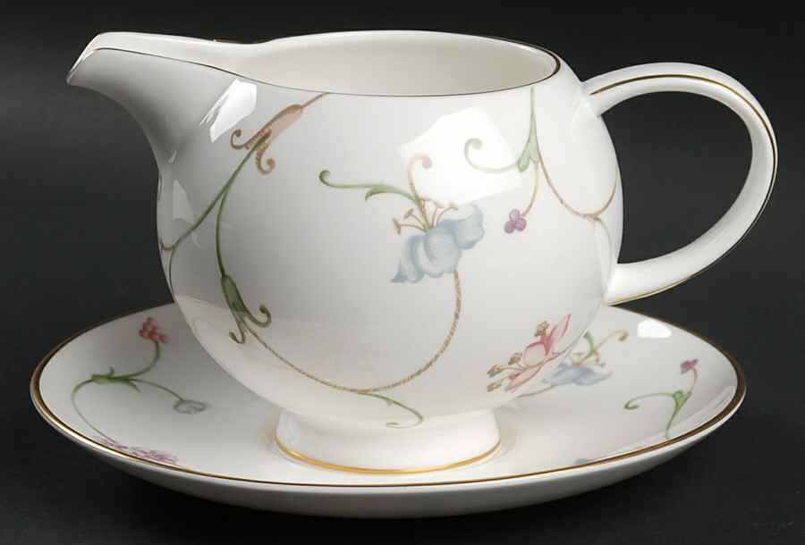 Mille Fleures Gravy Boat & Underplate by Royal Doulton-1
