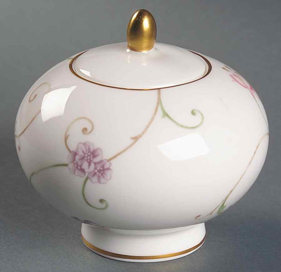 Mille Fleures Sugar Bowl & Lid by Royal Doulton-1