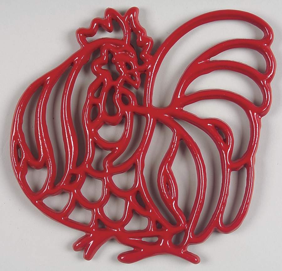 Chanticlair Metal Trivet by Royal Doulton-1