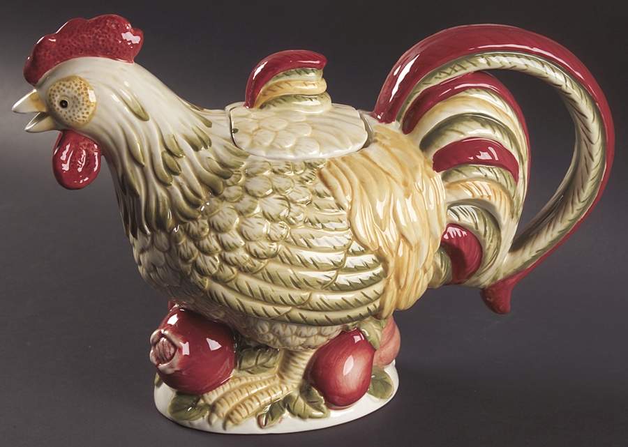 Chanticlair Figural Teapot & Lid by Royal Doulton-1