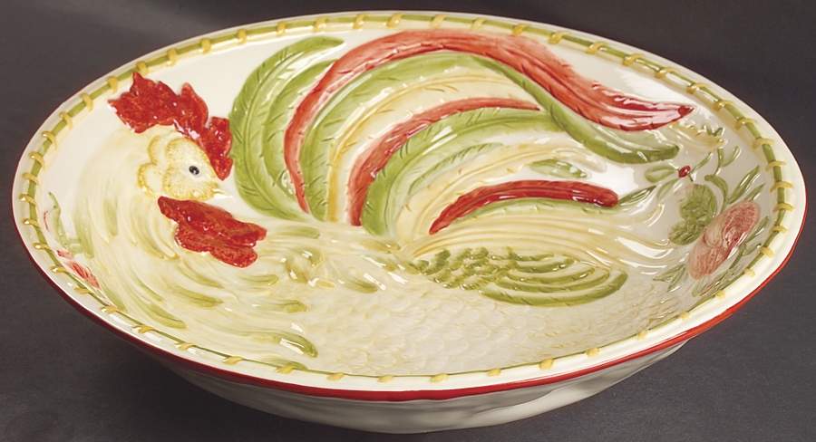 Chanticlair 13" Large Sculpted Salad Serving Bowl by Royal Doulton-1