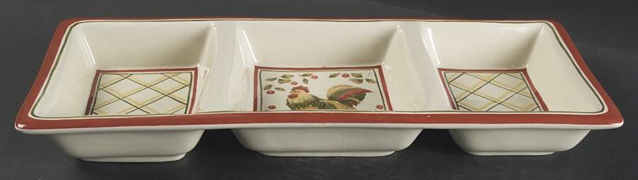 Chanticlair 3-Part Relish by Royal Doulton-1