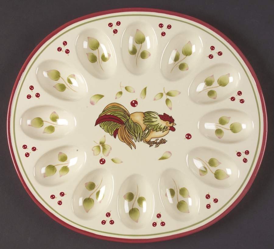 Chanticlair Deviled Egg Plate by Royal Doulton-1