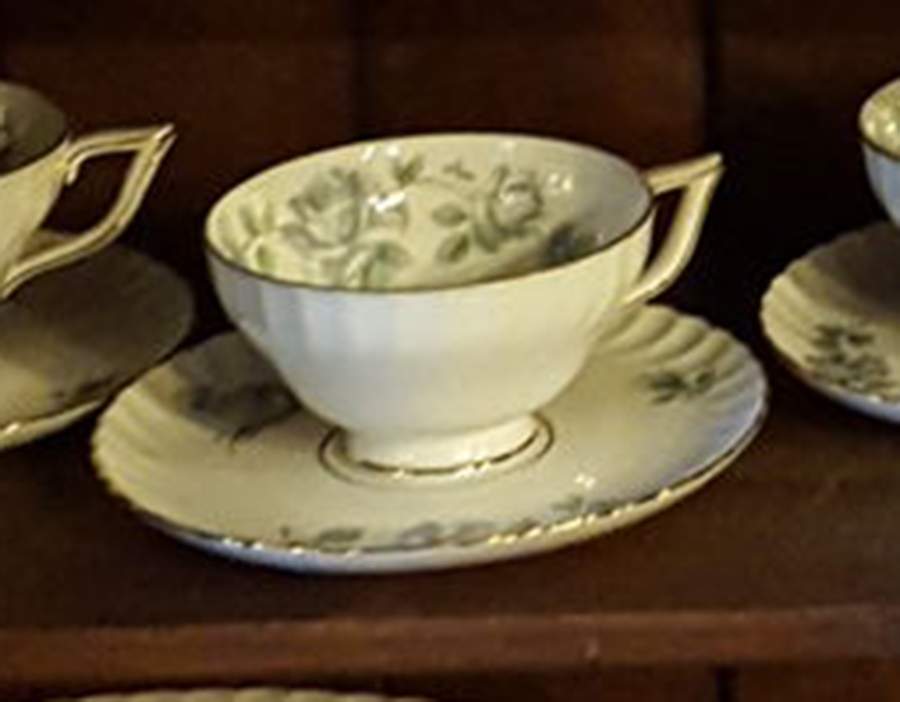 ROB320 Footed Cup & Saucer Set by Royal Bayreuth-1