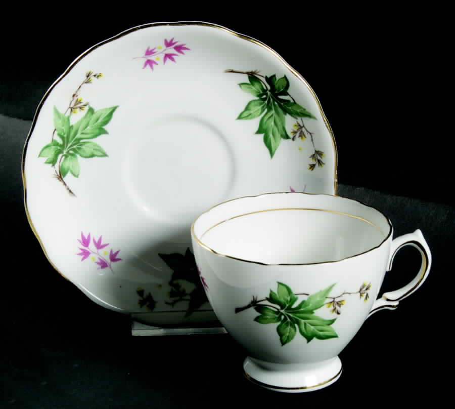 7350 Footed Cup & Saucer Set by Royal Vale-1