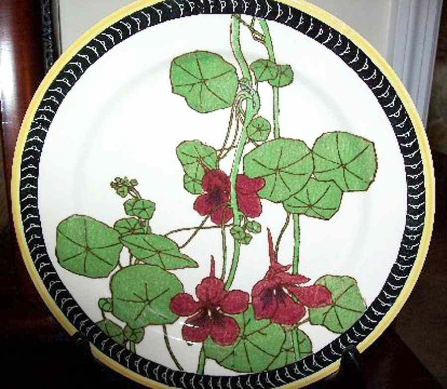Nasturtiums Dinner Plate by Royal Doulton-1