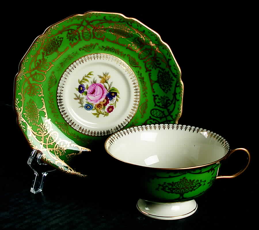 R1398 Footed Cup & Saucer Set by Rosenthal - Continental-1