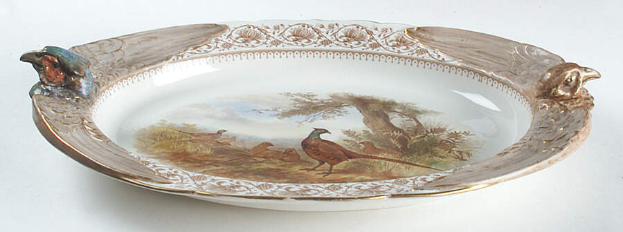 W3717 18" Oval Serving Platter by Royal Worcester-1