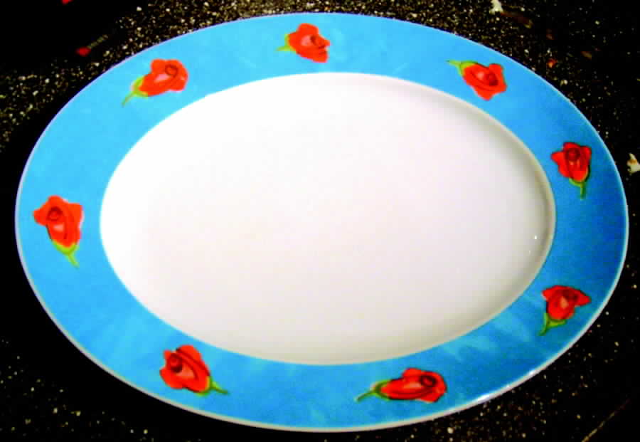 Damascena 14" Oval Serving Platter by Rosenthal - Continental-1