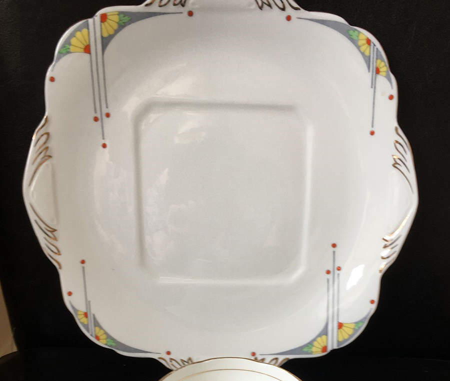 Regent Square Handled Cake Plate by Royal Grafton-1