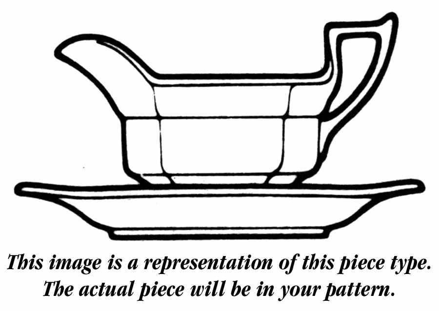 Kimono Gravy Boat & Underplate/Relish by Wedgwood-1