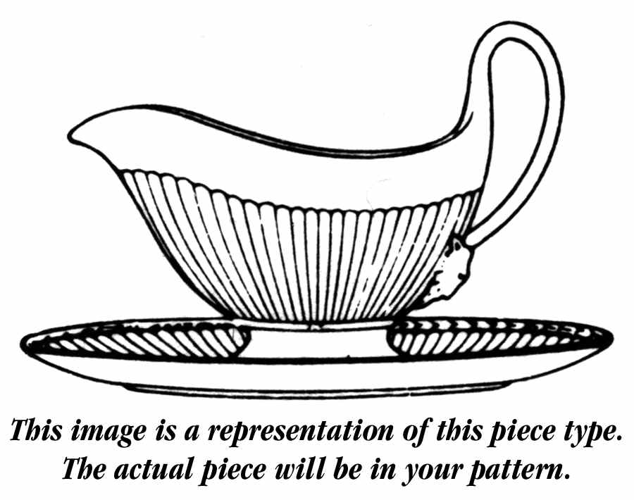 Garden Club Gravy Boat & Underplate by Wedgwood-1