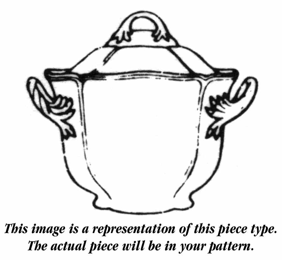 Tropical Garden Sugar Bowl & Lid by Wedgwood-1