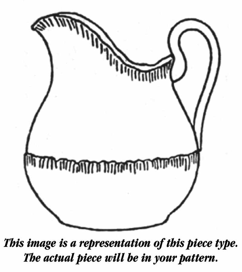 Bramble Blue (Shell Edge) Creamer by Wedgwood-1