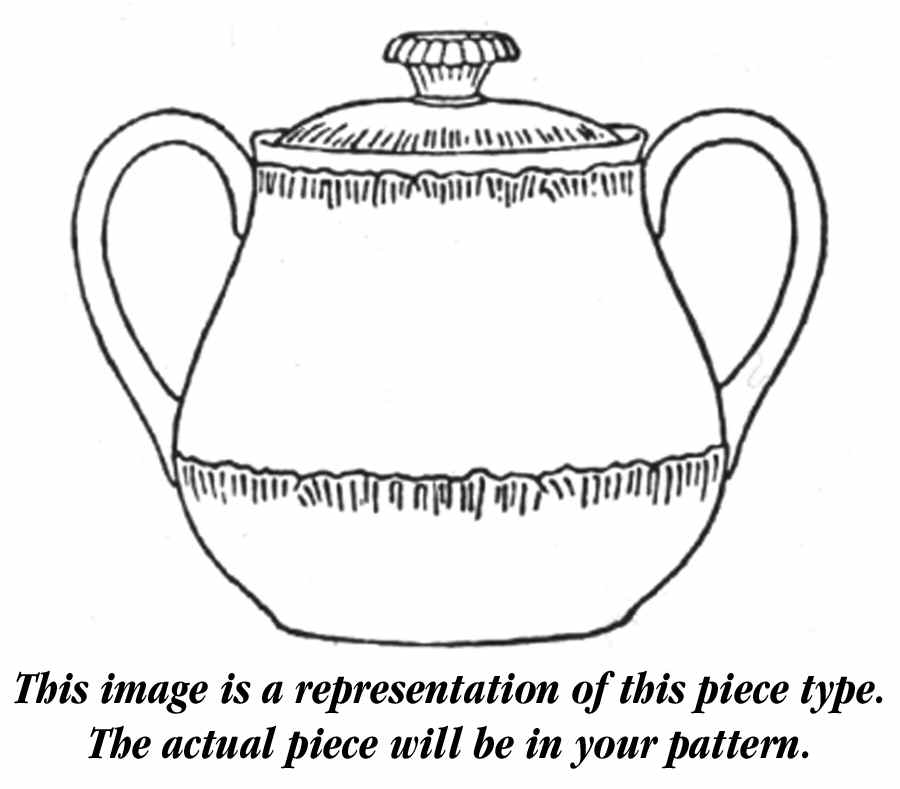 Barley Sugar Bowl & Lid by Wedgwood-1