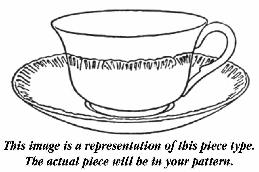 Robert Sprays Footed Cup & Saucer Set by Wedgwood-1
