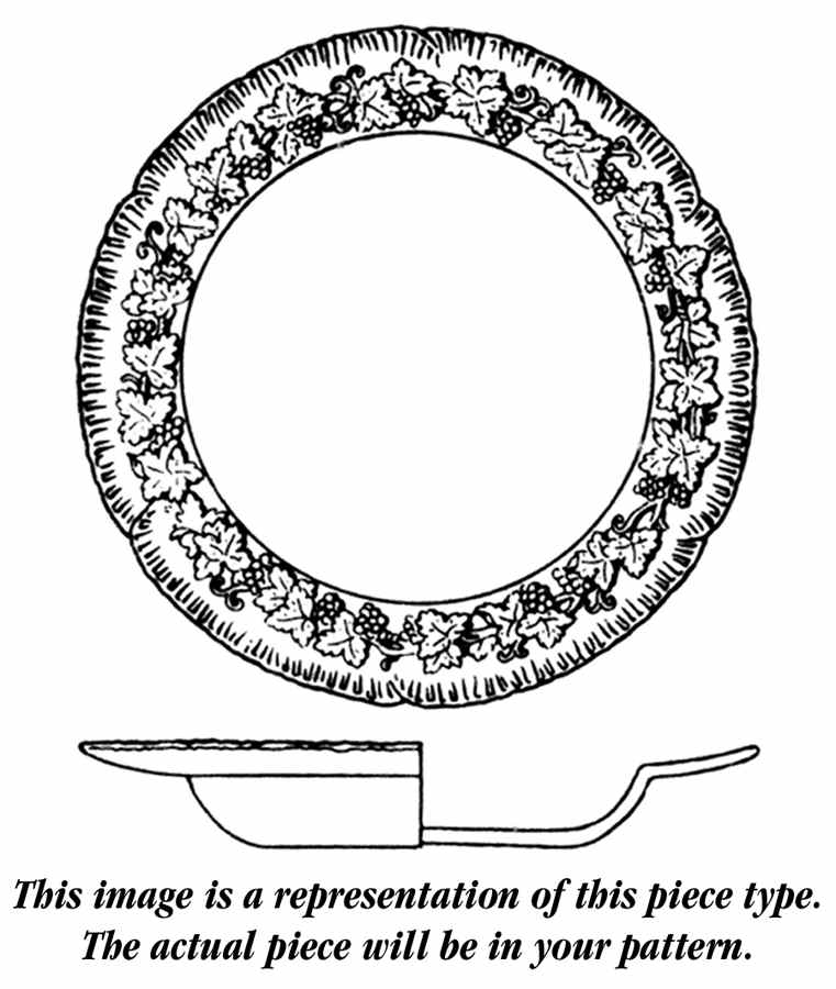 Williamsburg Green Rim Soup Bowl by Wedgwood-1