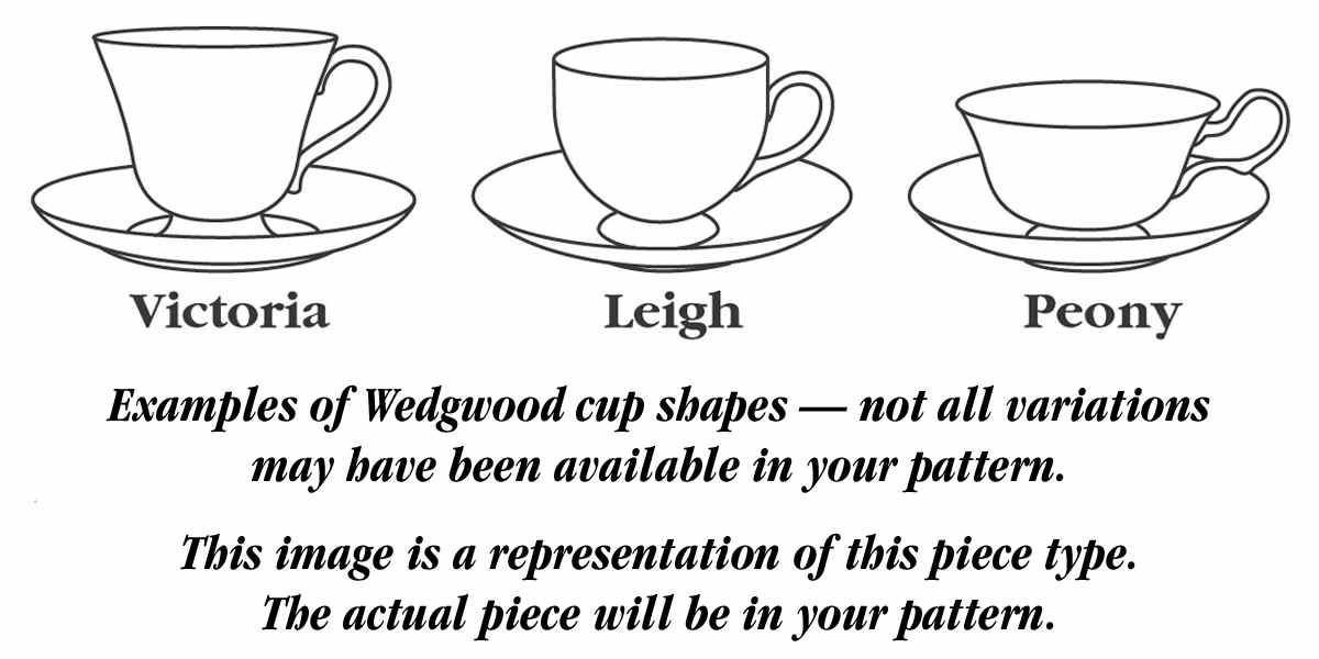Colbert Footed Cup & Saucer Set by Wedgwood-1