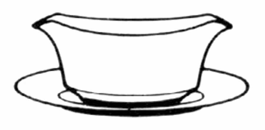King's Guard Gravy Boat with Attached Underplate by Noritake-1