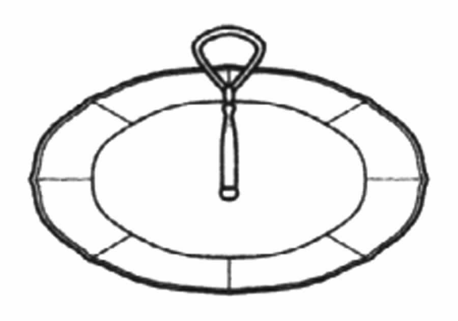 Allendale Round Serving Plate with Handle (DP) by Noritake-1